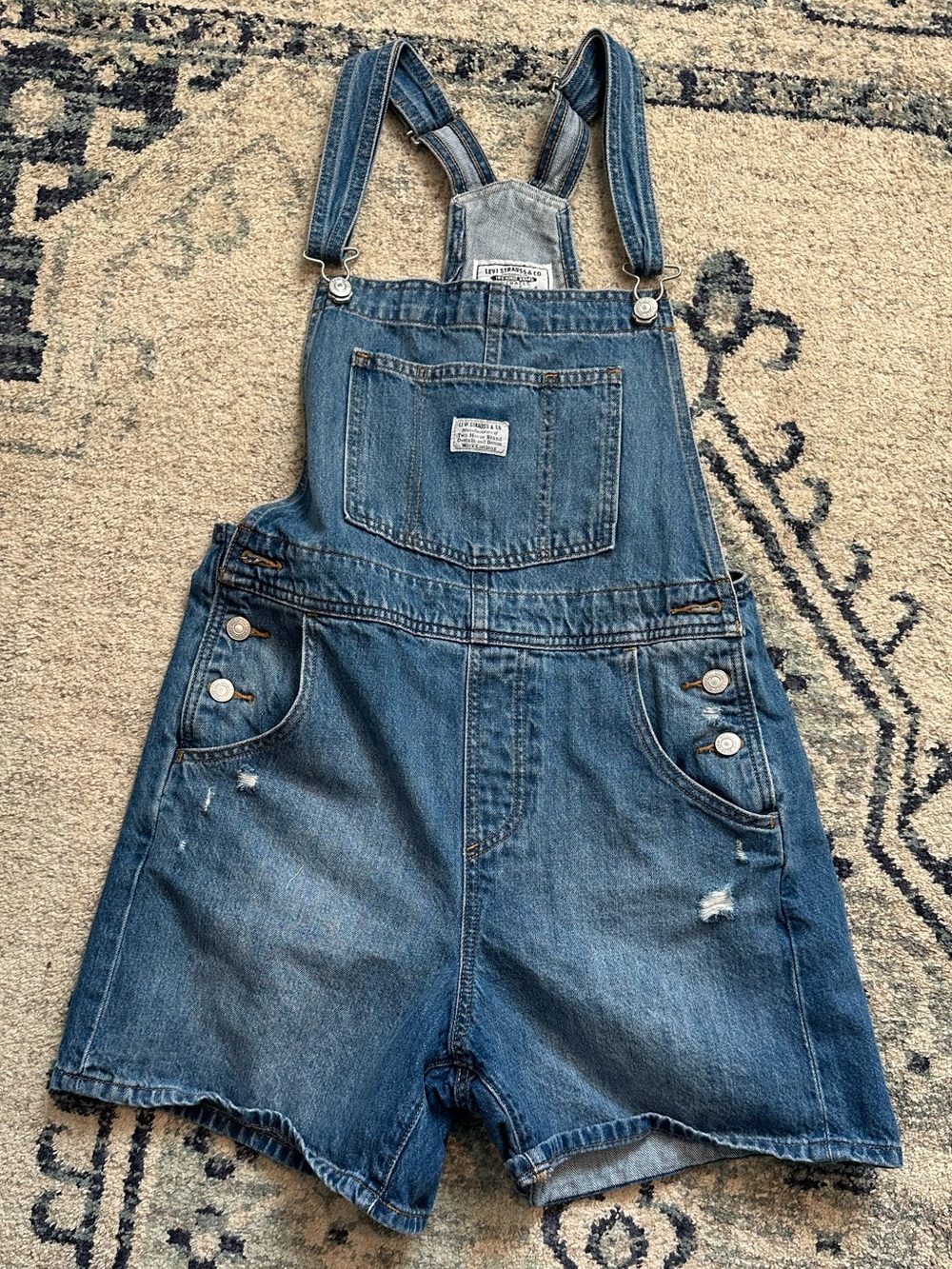 Levi’s Short Overalls - Blue Women's Shorts Overalls
